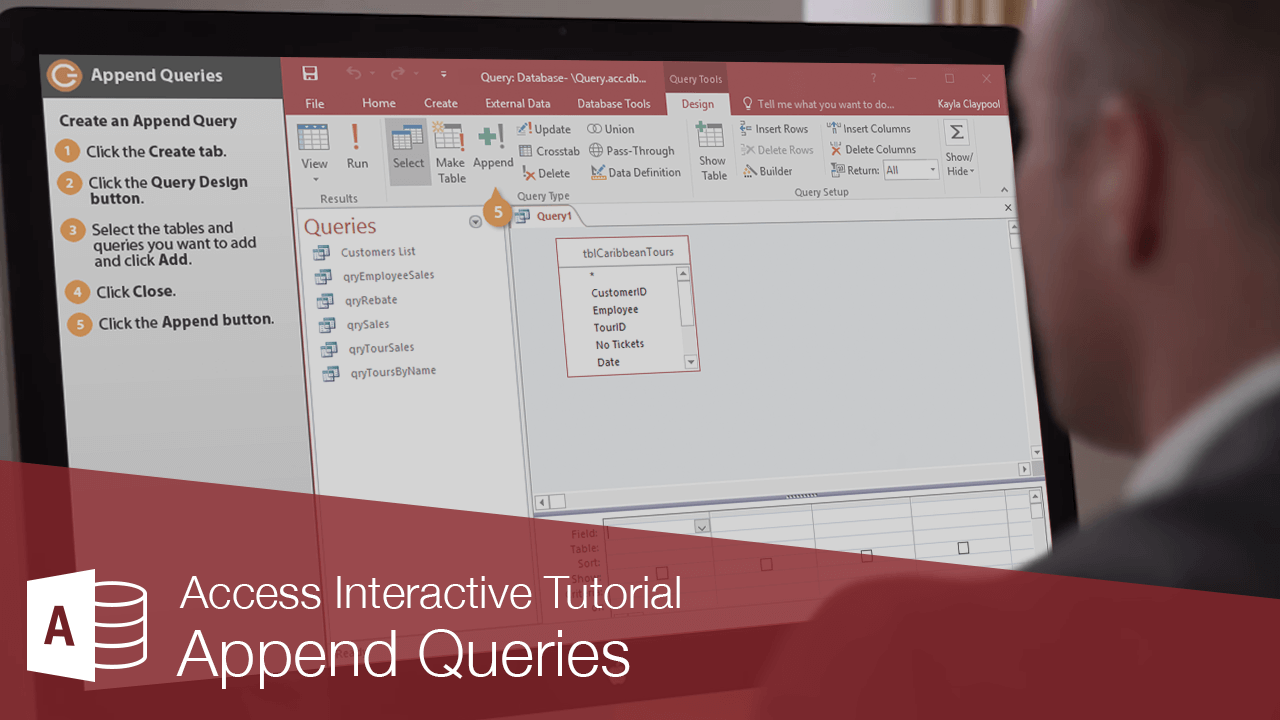Microsoft Access Append Query