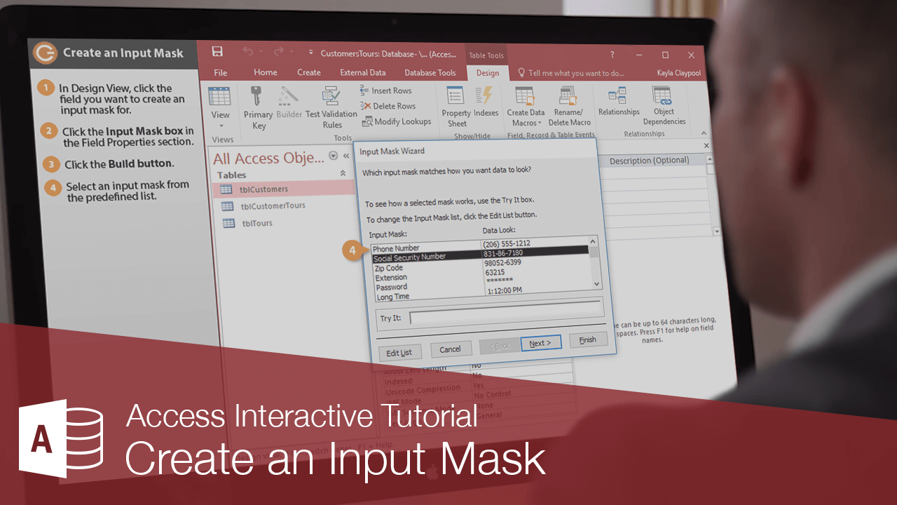 How to Create an Input Mask in Access
