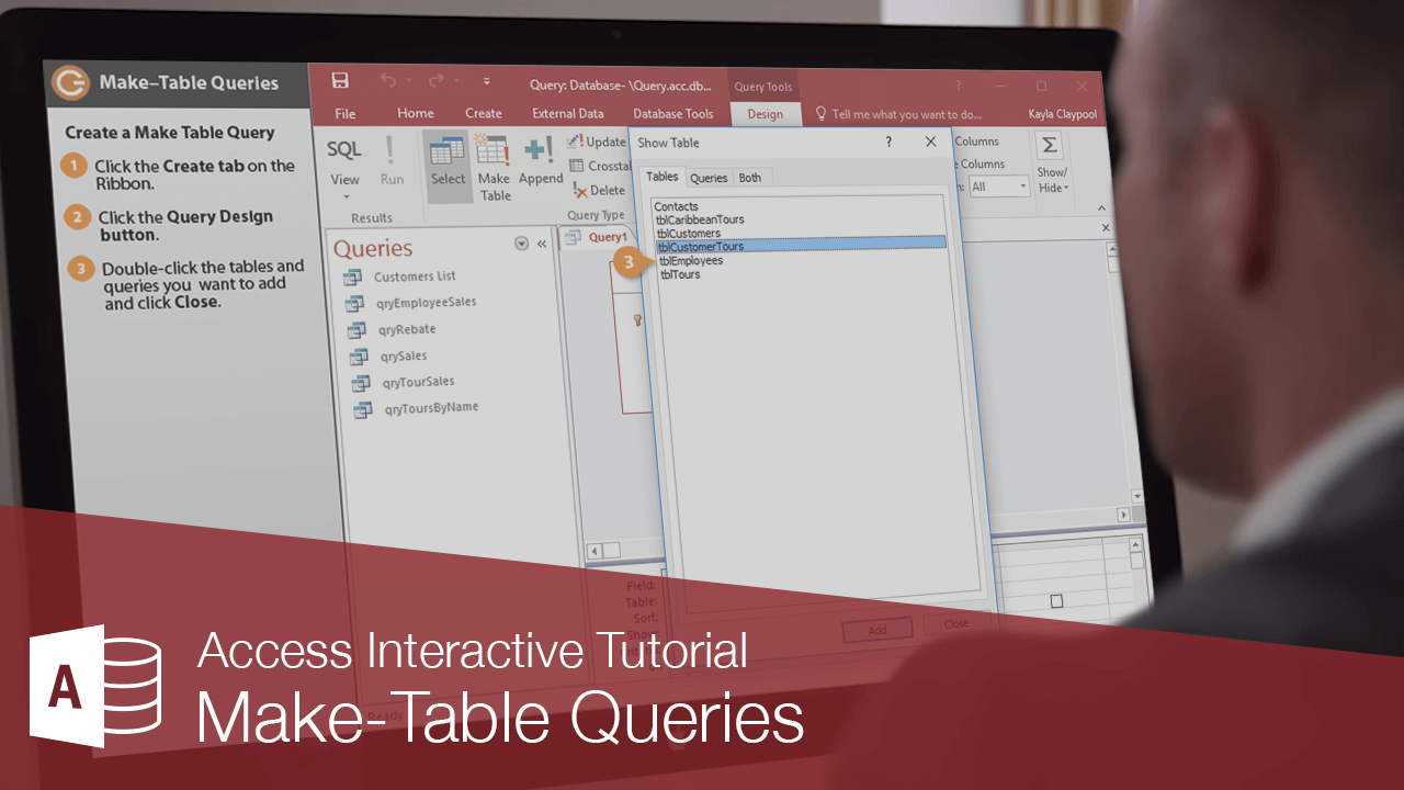 Make Table Query Access