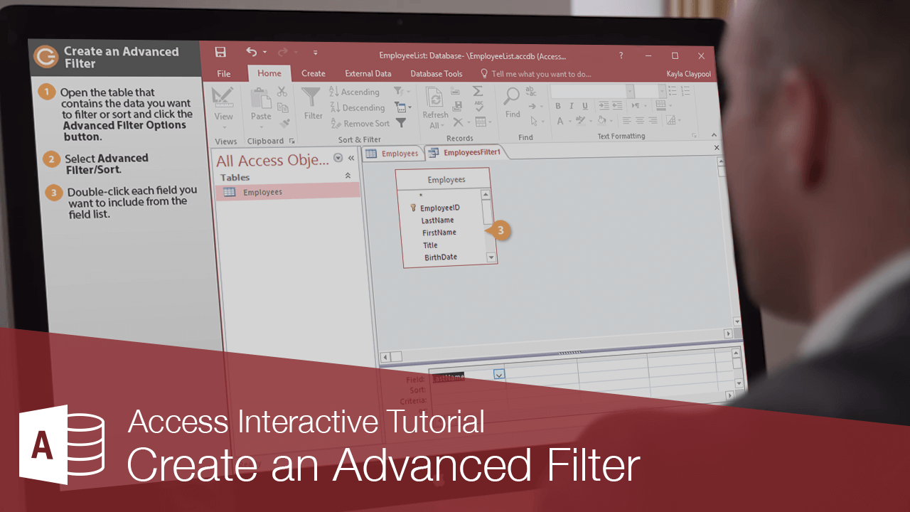 How to Use Advanced Filter in Access