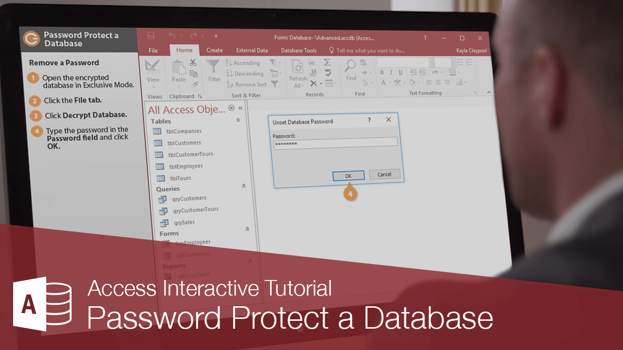 How Do You Password Protect a Database in Access