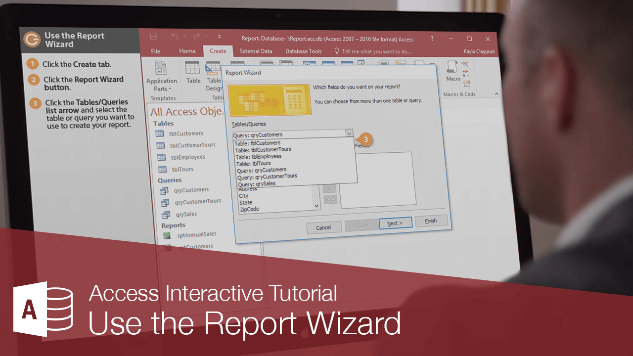 Report Wizard Access