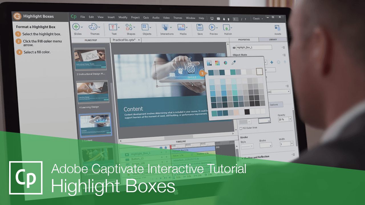 Captivate Highlight Box
