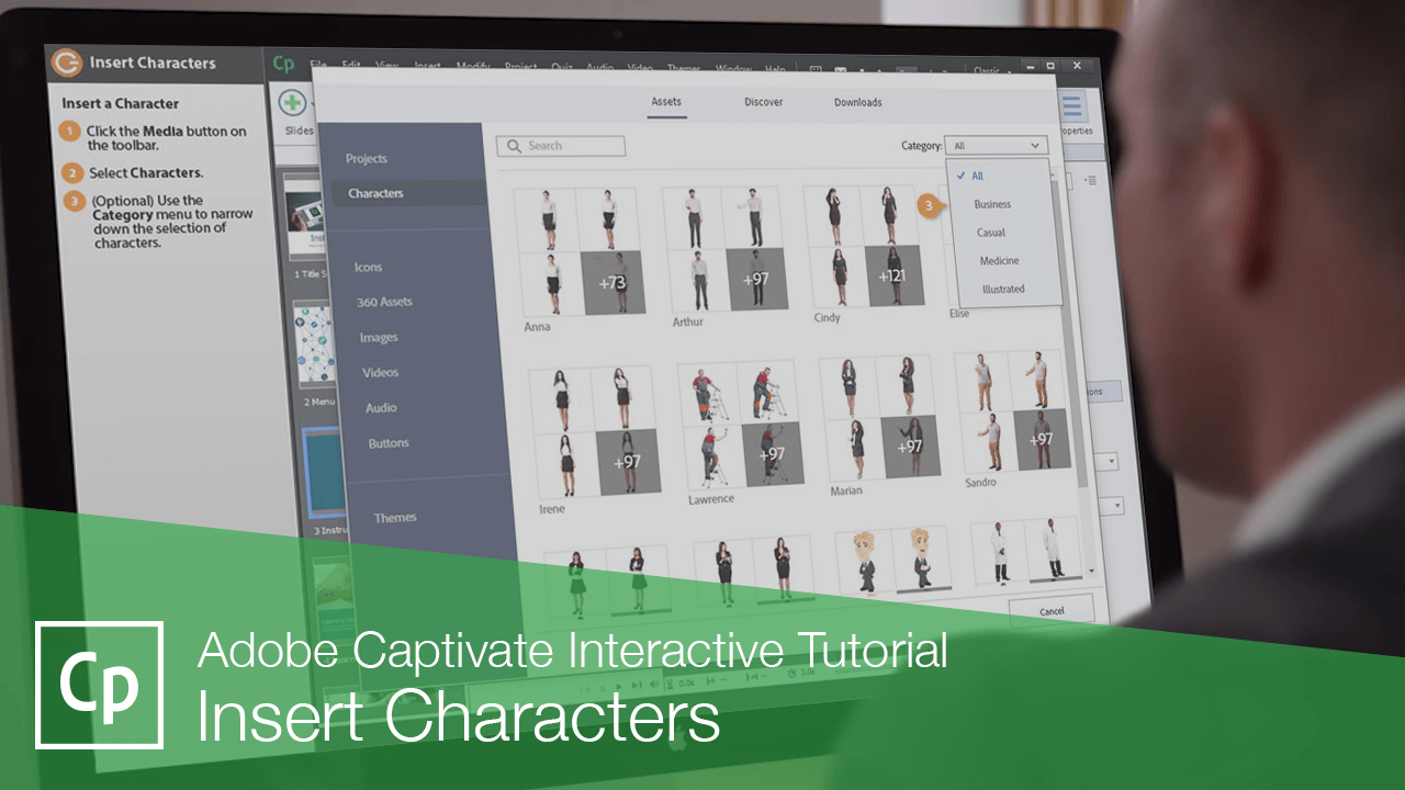 Adobe Captivate Characters