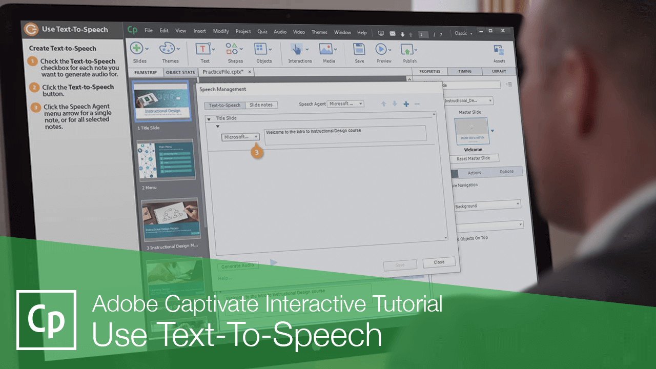 Adobe Captivate Text to Speech