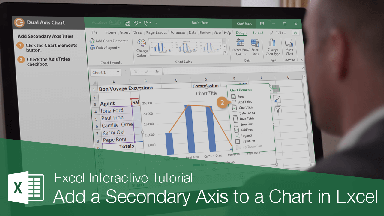 How to Add Secondary Axis in Excel