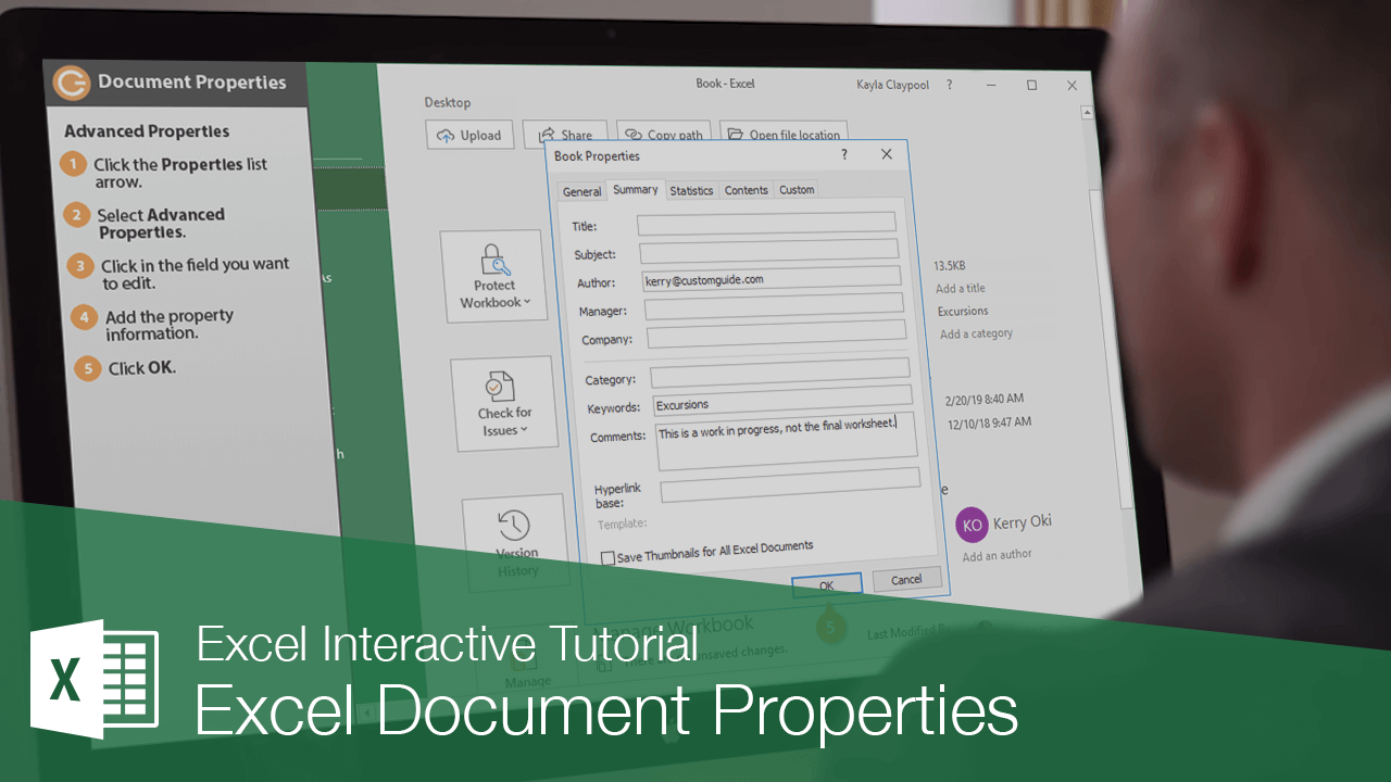 Document Properties Excel