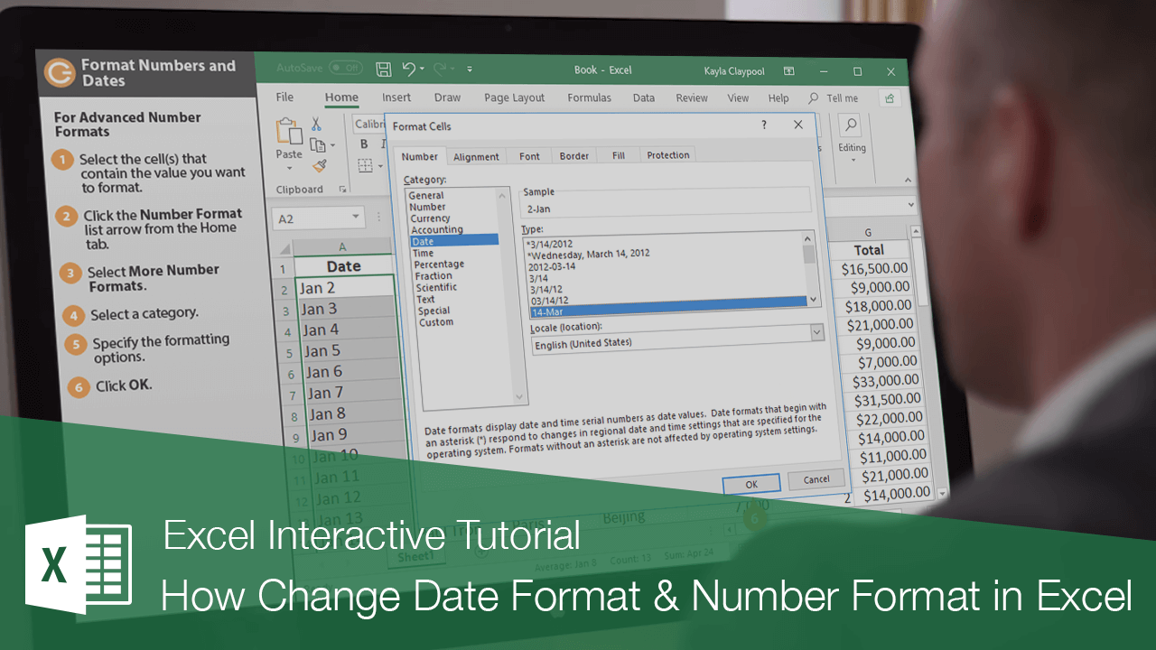How to Change Date Format in Excel
