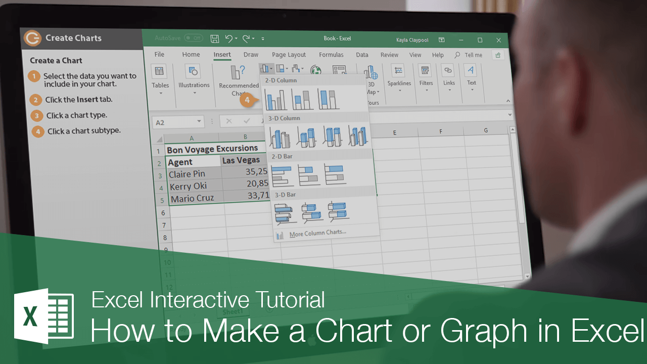 How to Create Charts in Excel