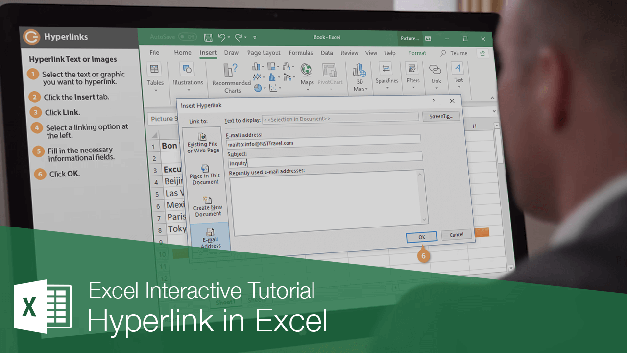 How to Hyperlink in Excel