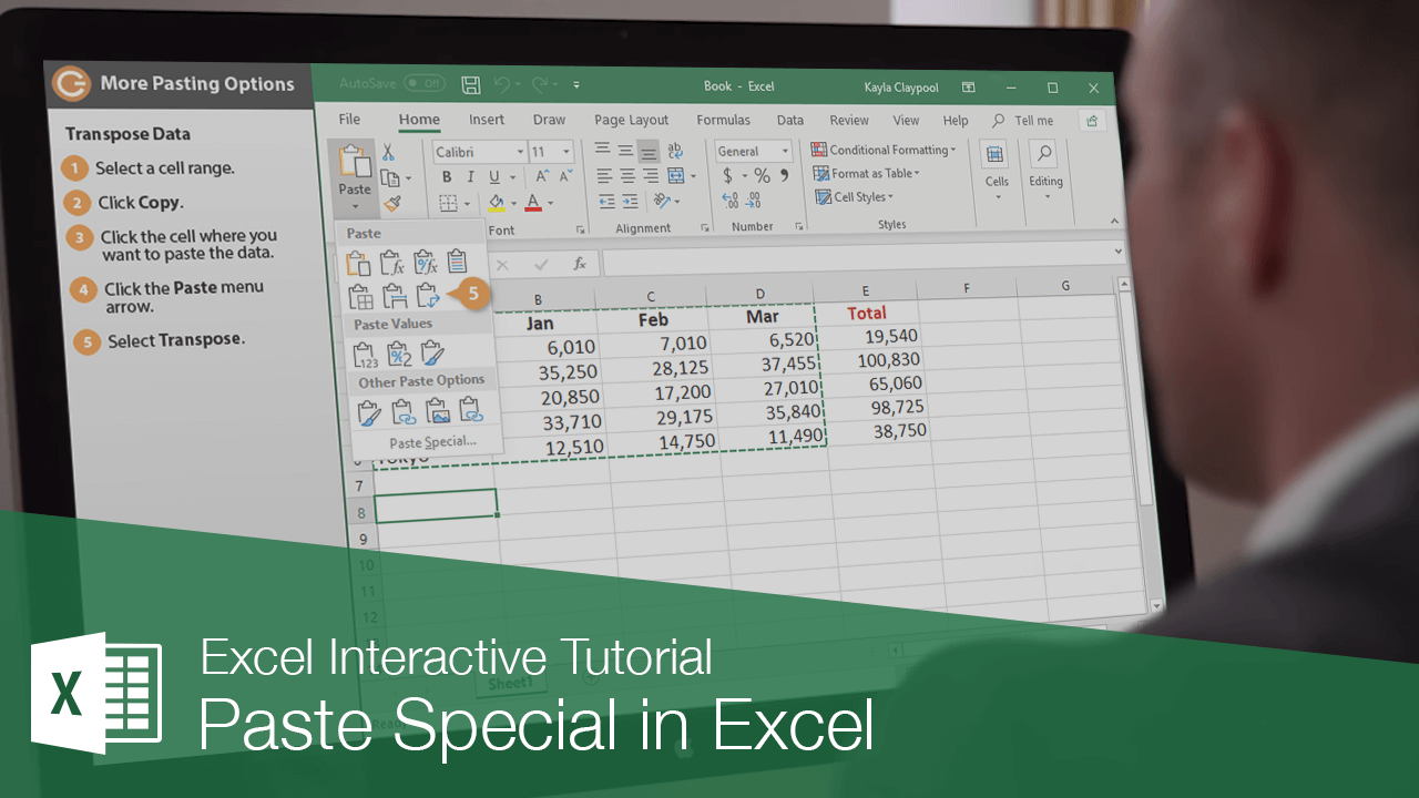 Paste Special Excel