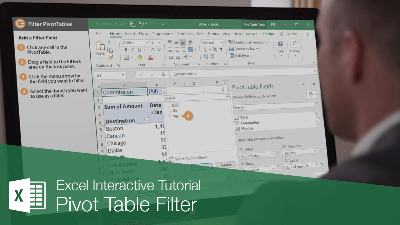 How to Filter a Pivot Table