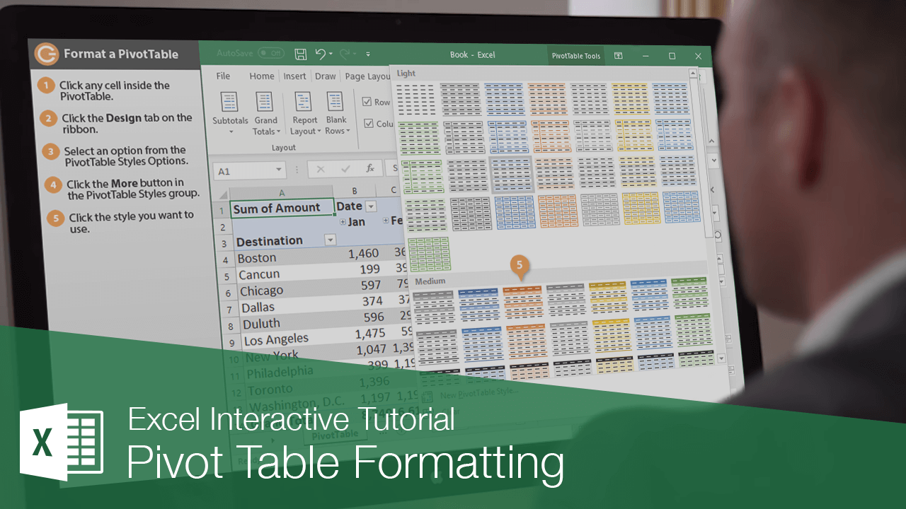 Excel Pivot Table Conditional Formatting