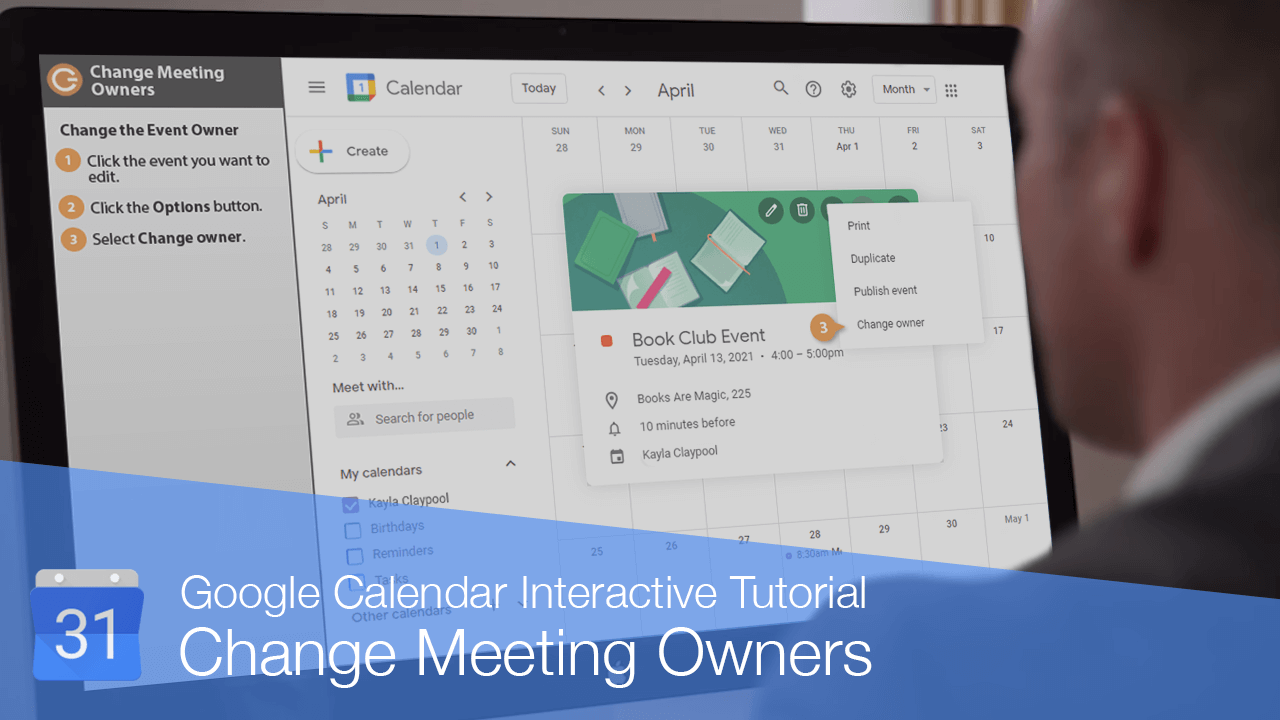 Google Calendar Change Meeting Owner