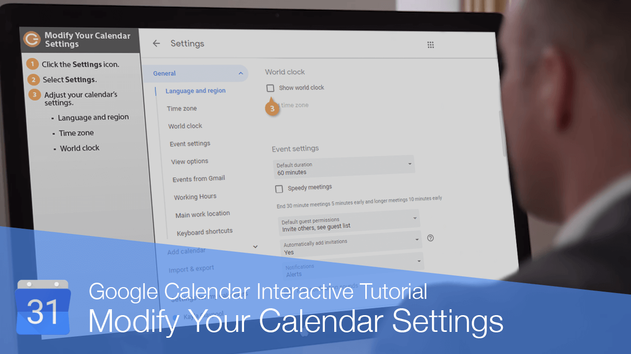 How to Change Google Calendar Settings
