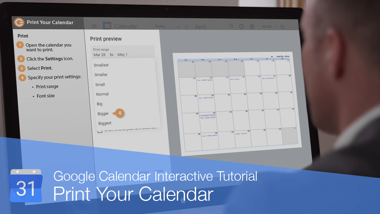 How to Print Your Google Calendar