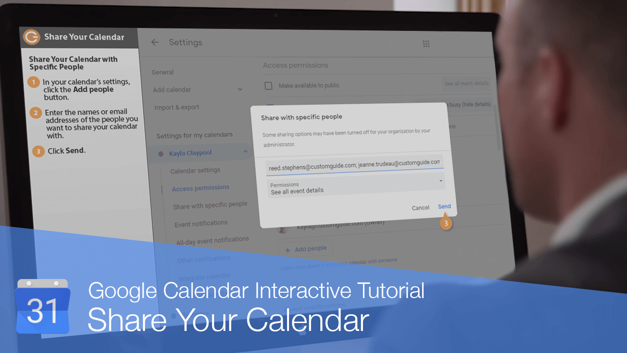 How to Share Google Calendar