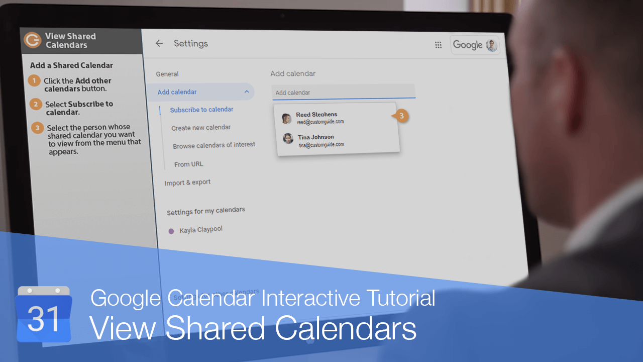 How to View Shared Google Calendar