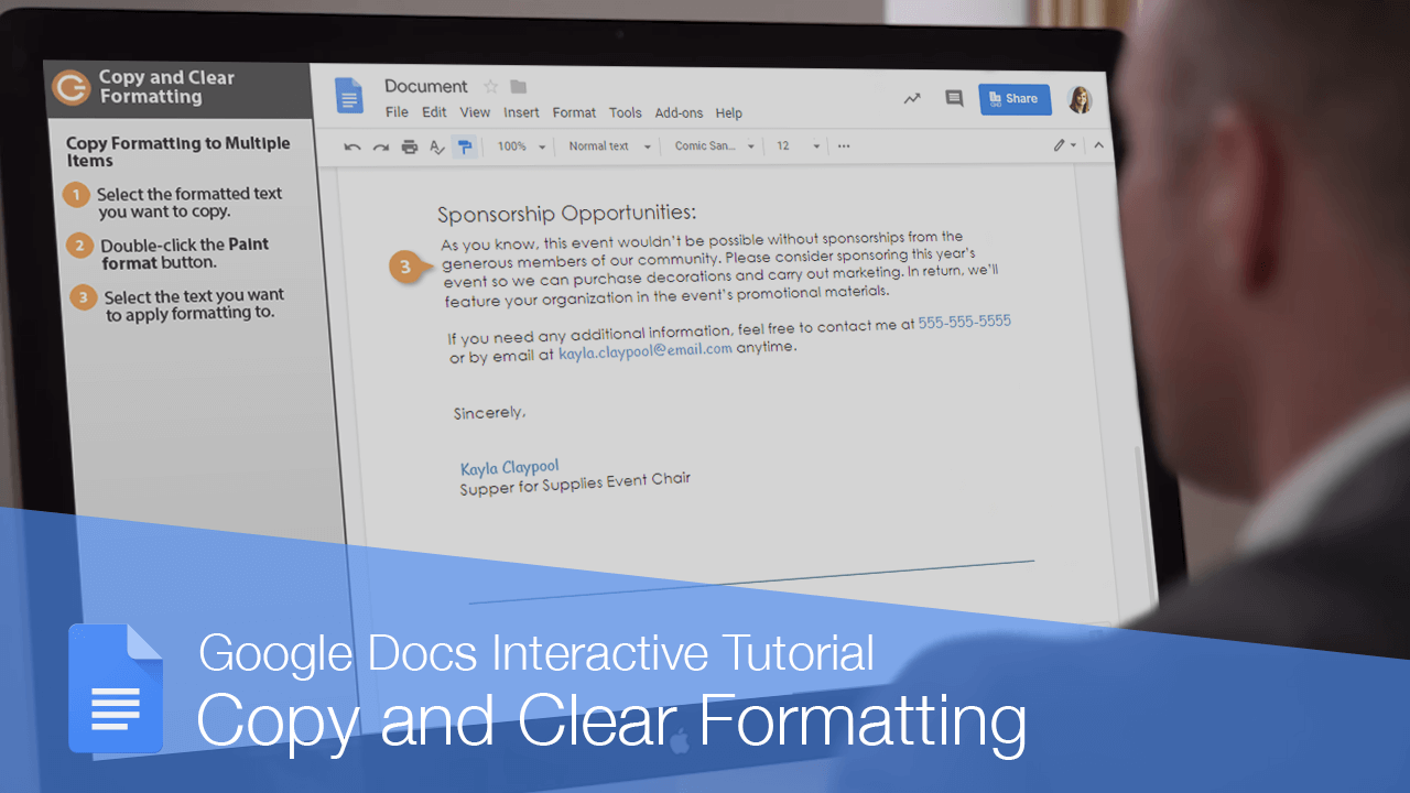 How to Copy Formatting in Google Docs