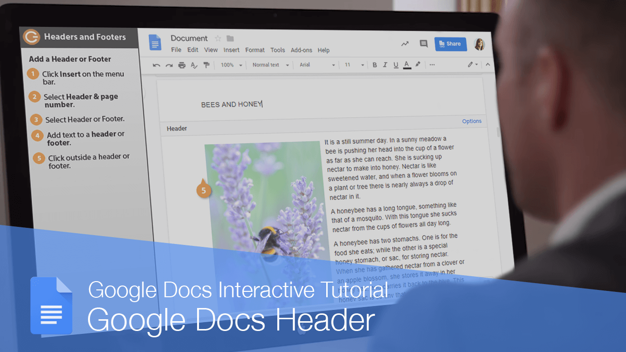 How to Add a Header in Google Docs