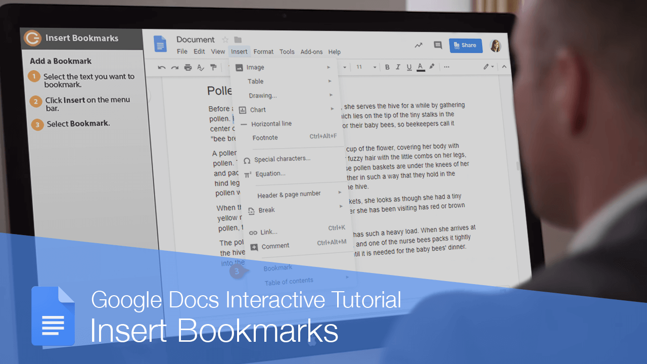 How to Use Bookmarks in Google Docs