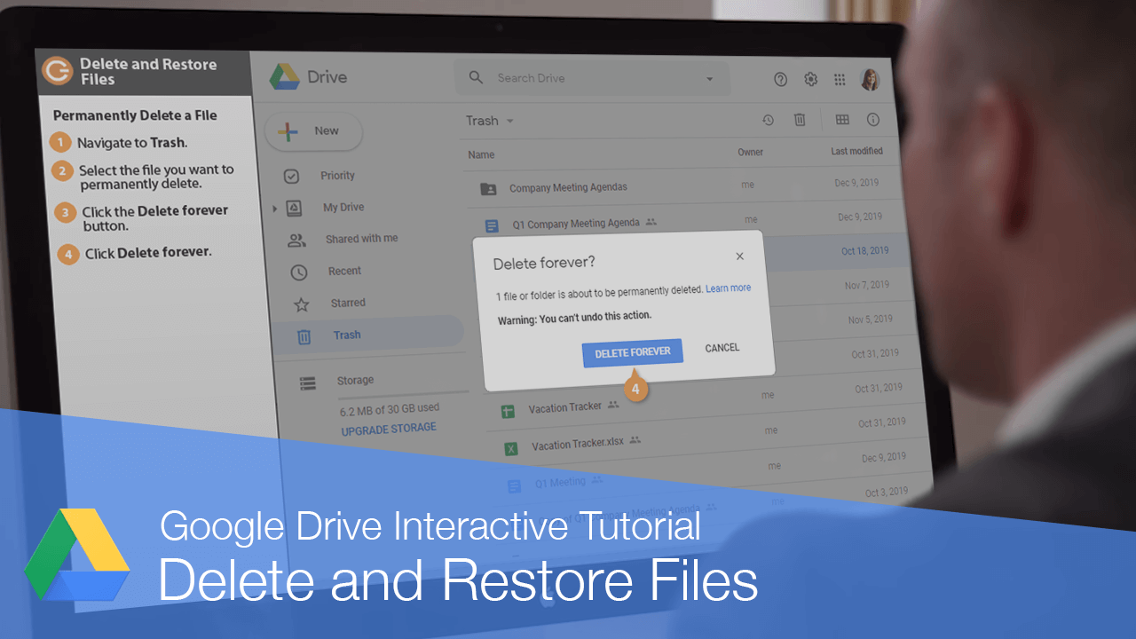 Delete and Restore Files in Google Drive