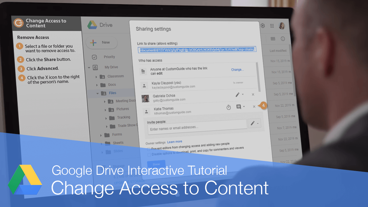 How to Change General Access in Google Drive