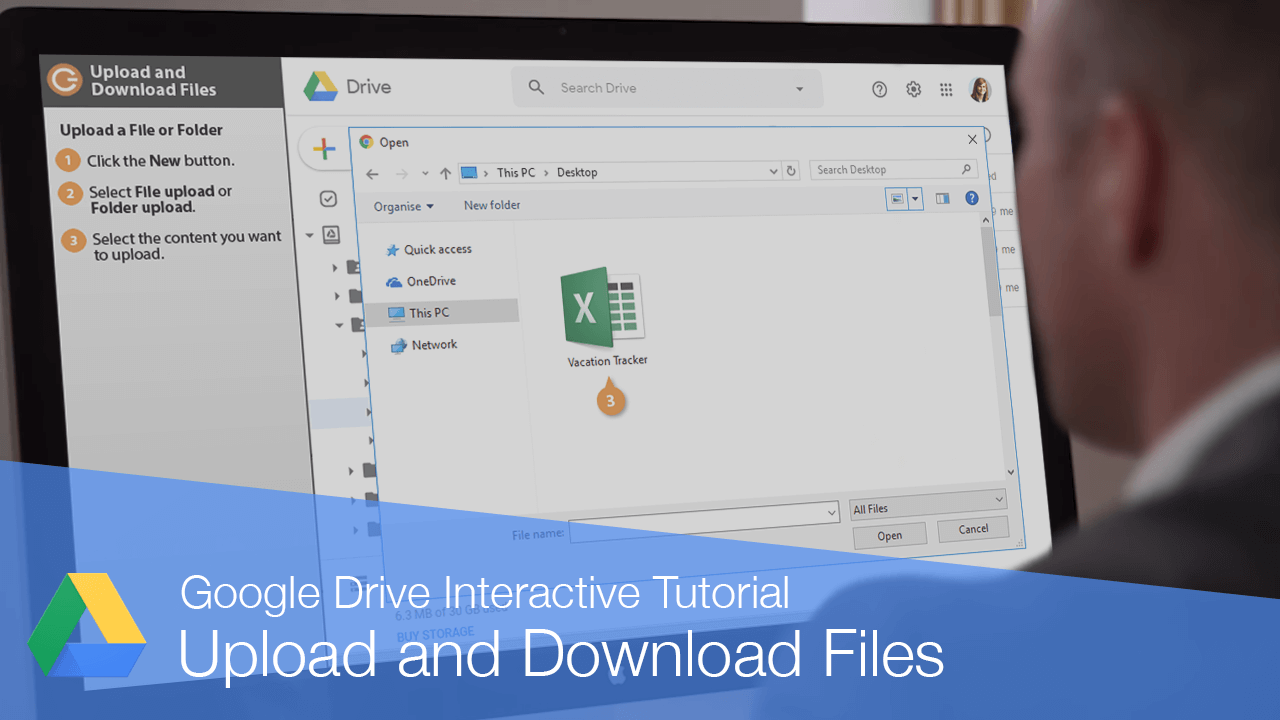 How to Upload and Download Files in Google Drive