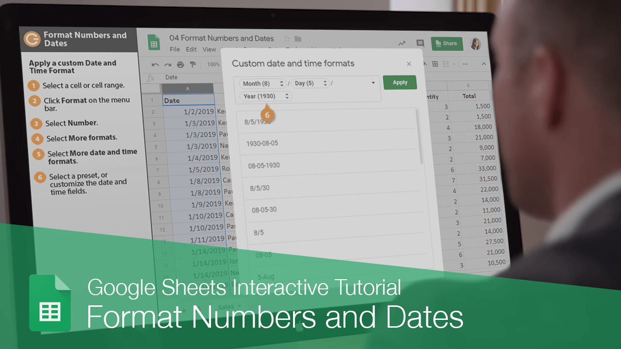 How to Change Date Format in Google Sheets