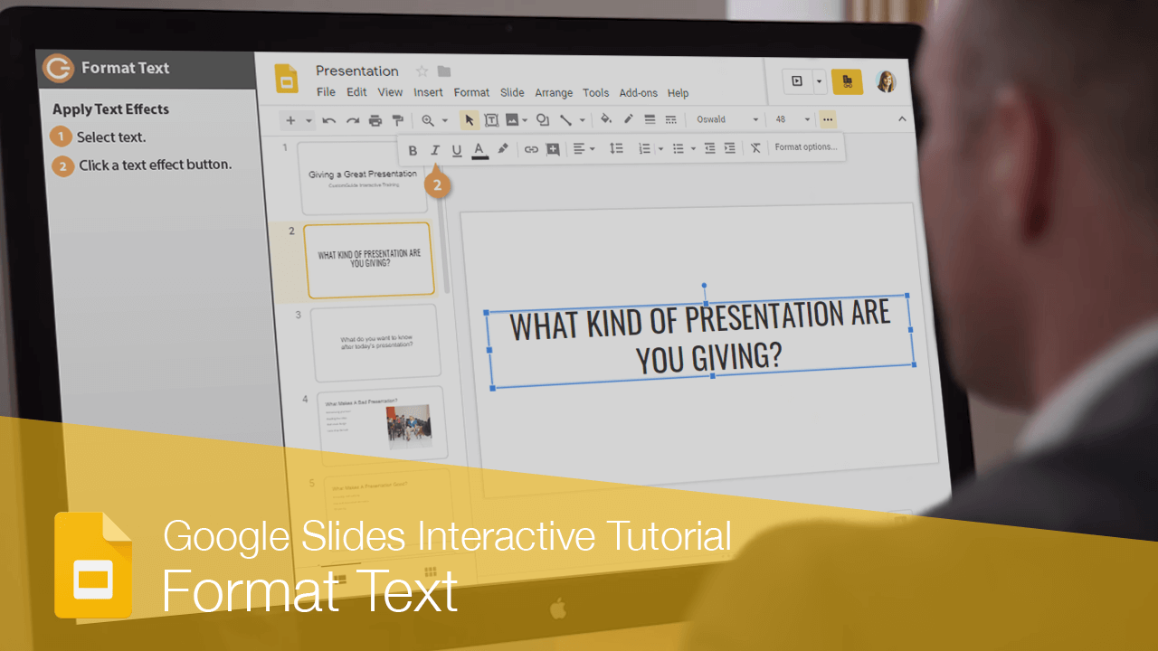 How to Format Text in Google Slides