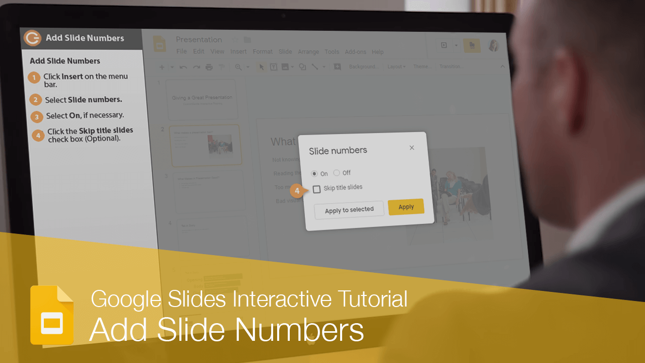 How to Add Slide Numbers in Google Slides