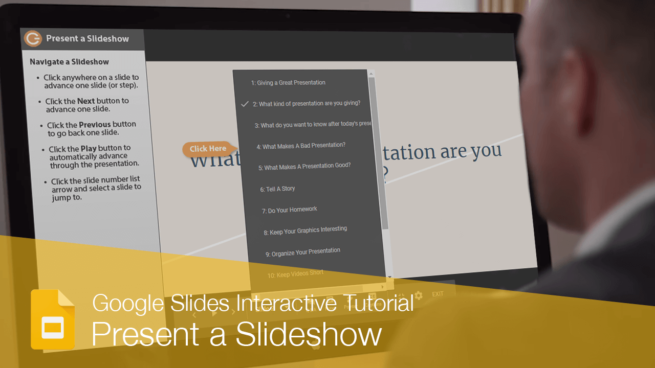Google Slides Present