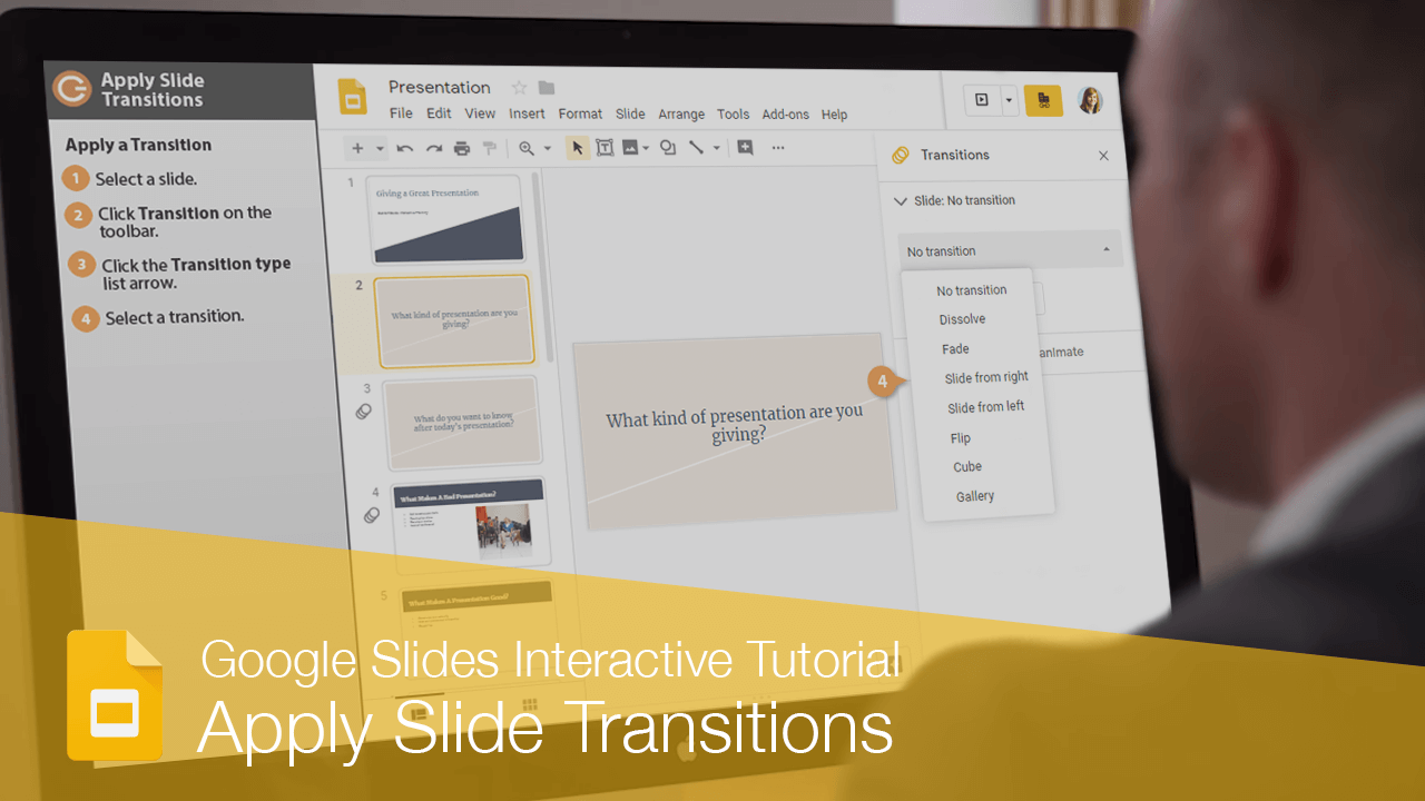 How to Add Slide Transitions in Google Slides