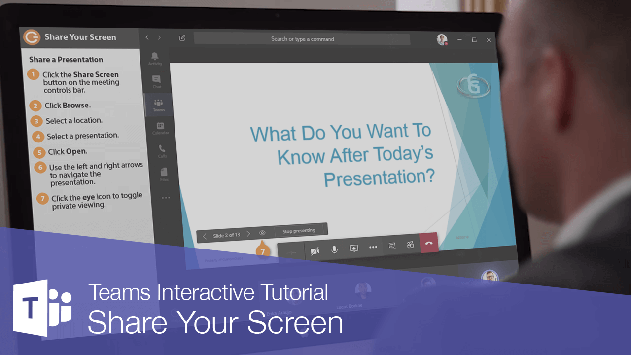How to Share Screen in Microsoft Teams