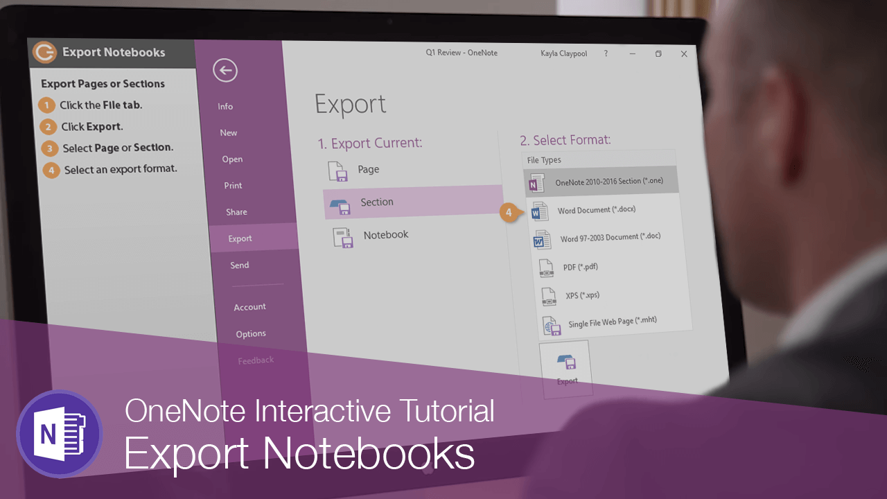 Export Onenote Notebook