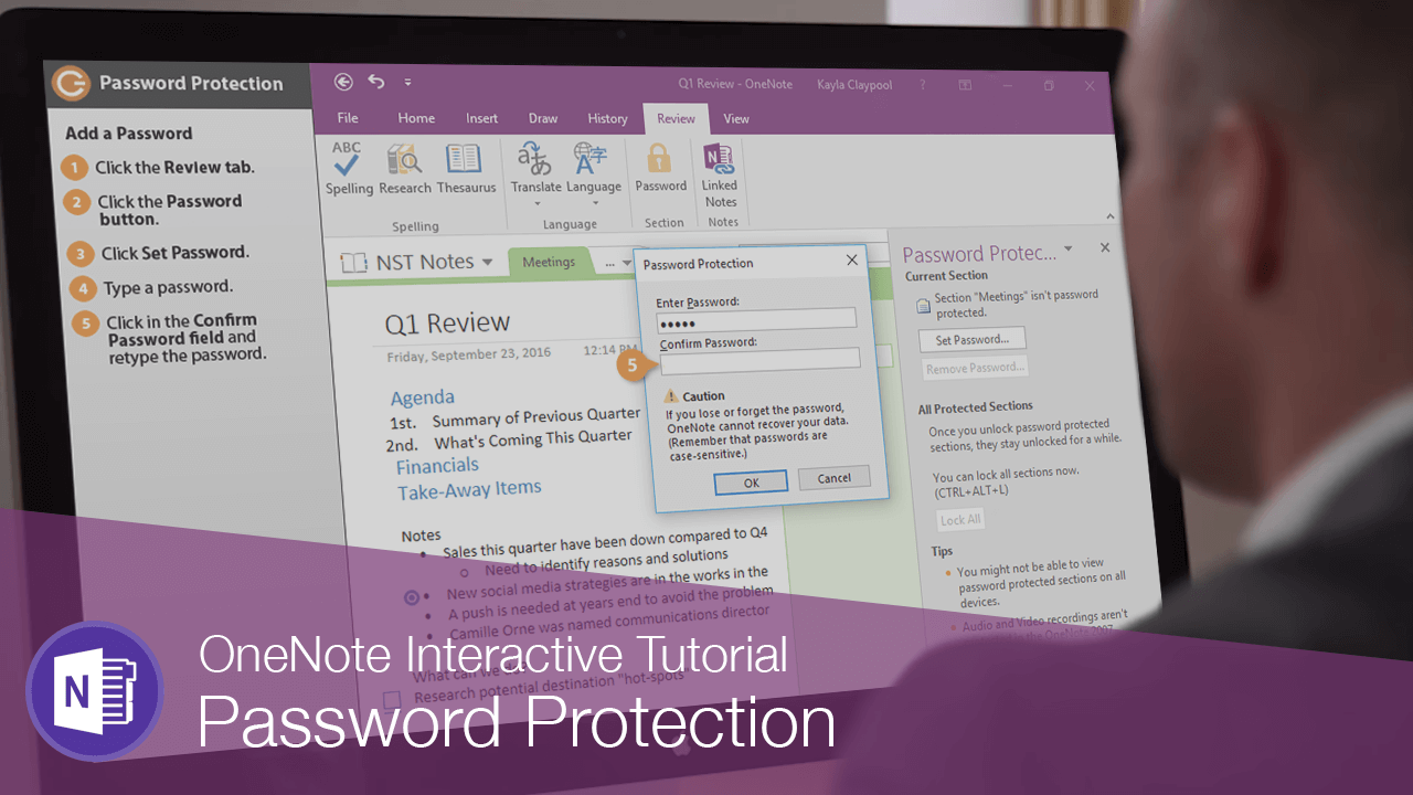 Password Protect Onenote