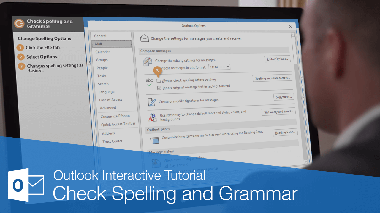 Outlook Spell Check