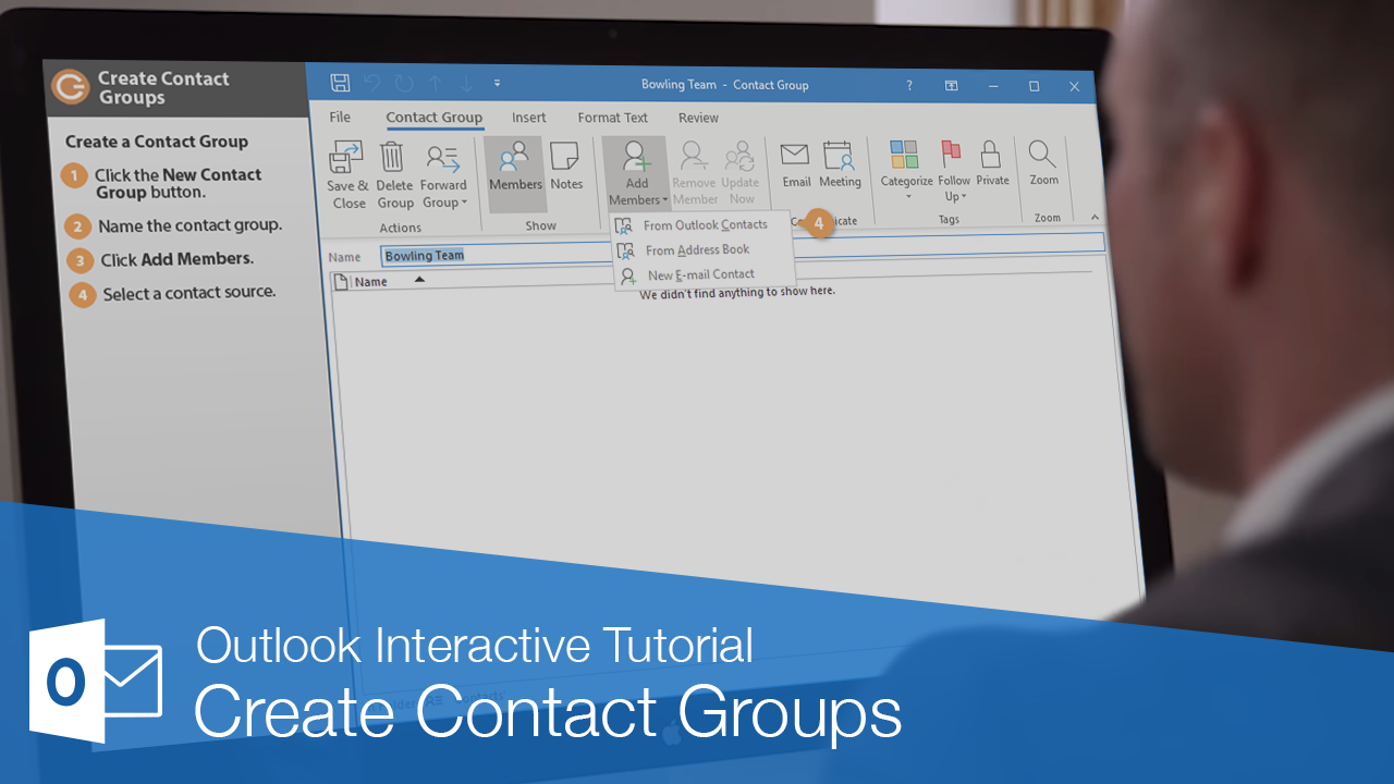 How to Create a Contact Group in Outlook