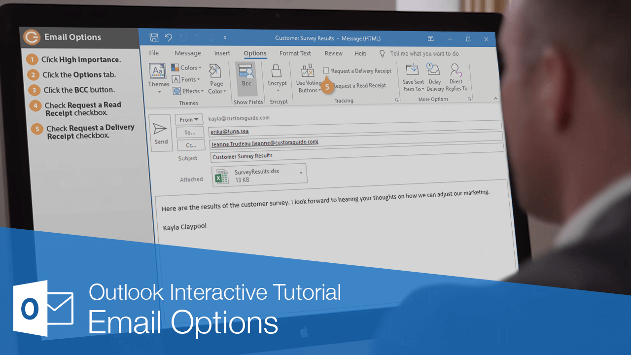 Outlook Email Options