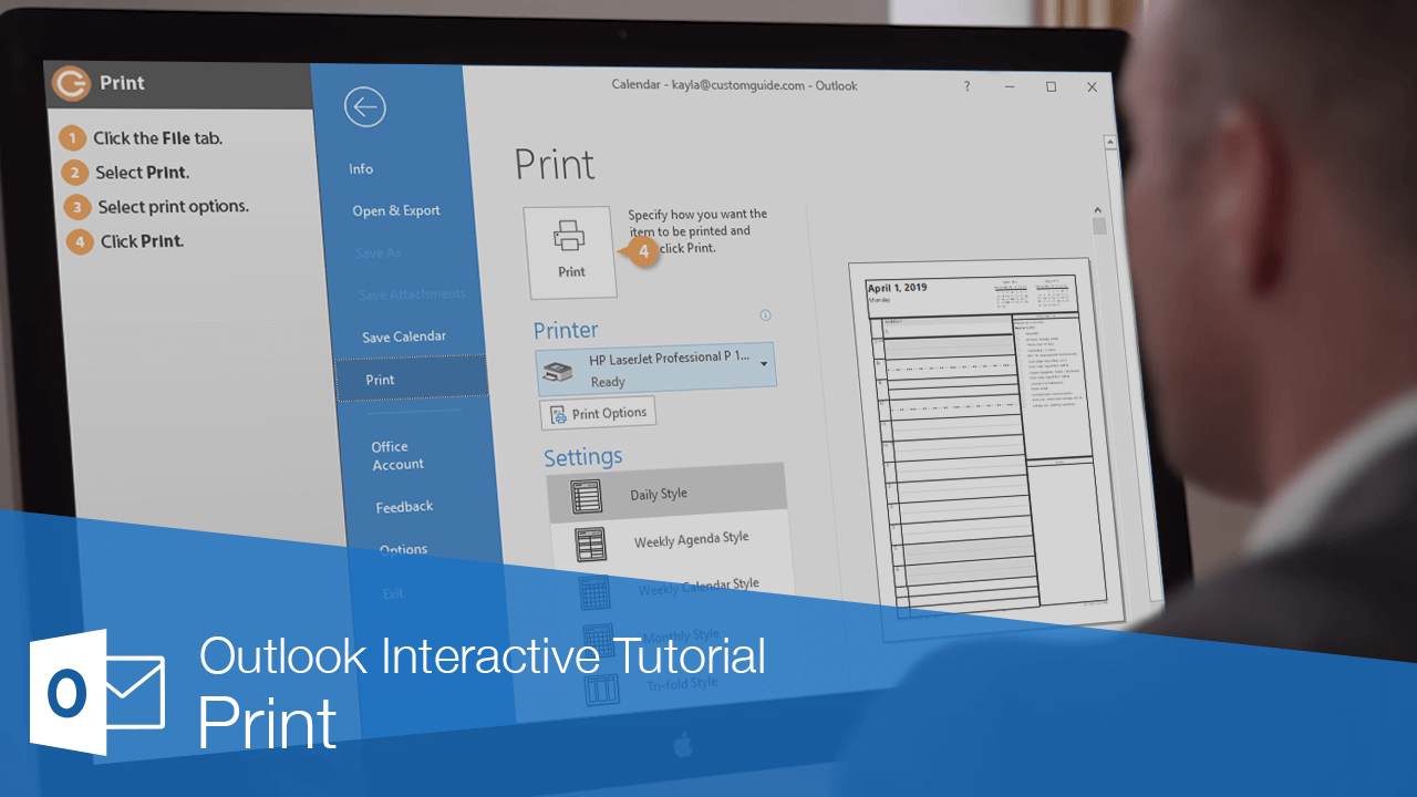 How to Print an Email in Outlook