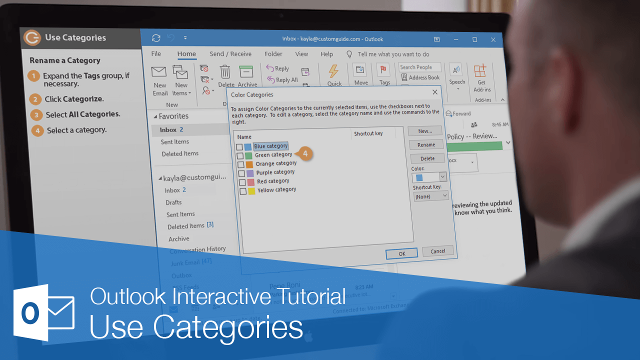 Outlook Categories