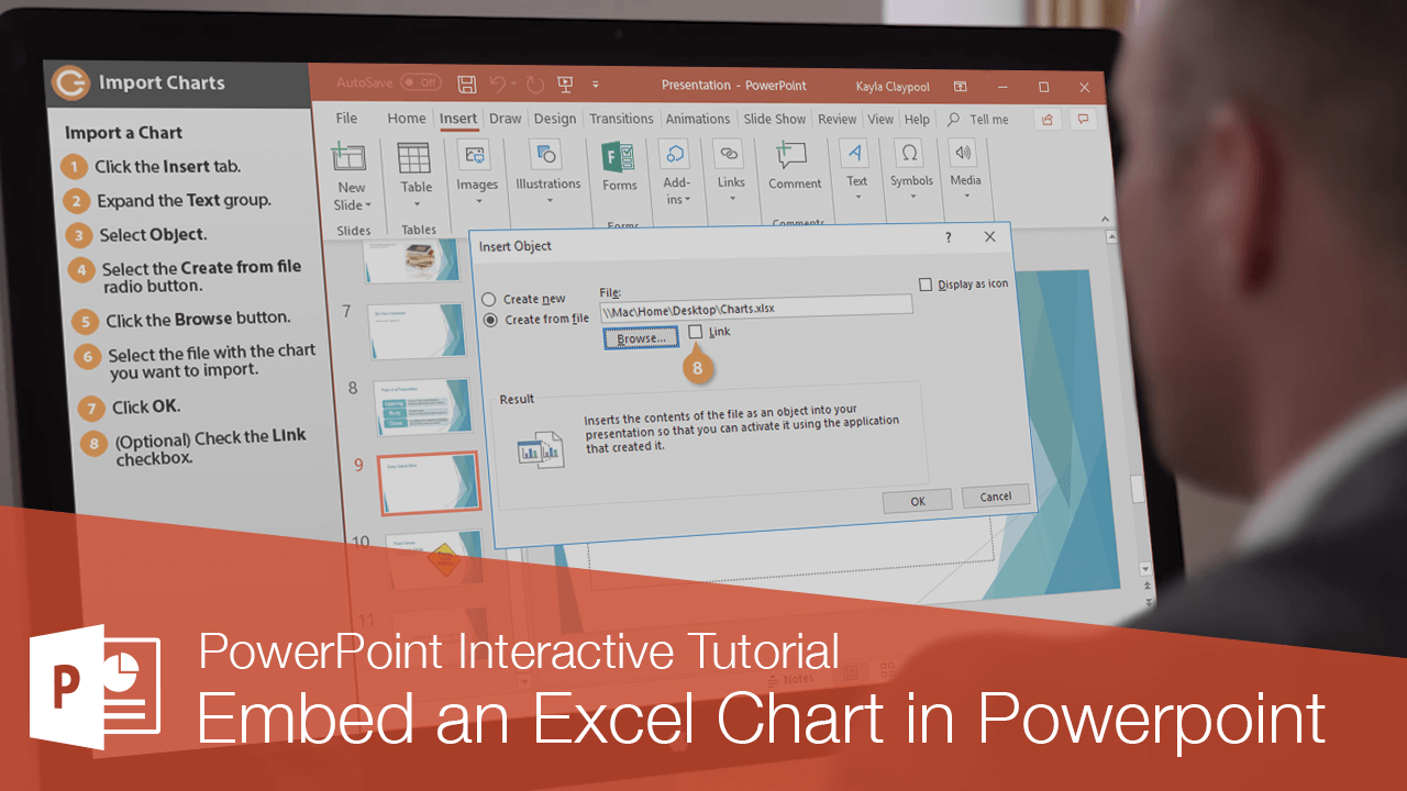 Embed Excel Chart in Powerpoint