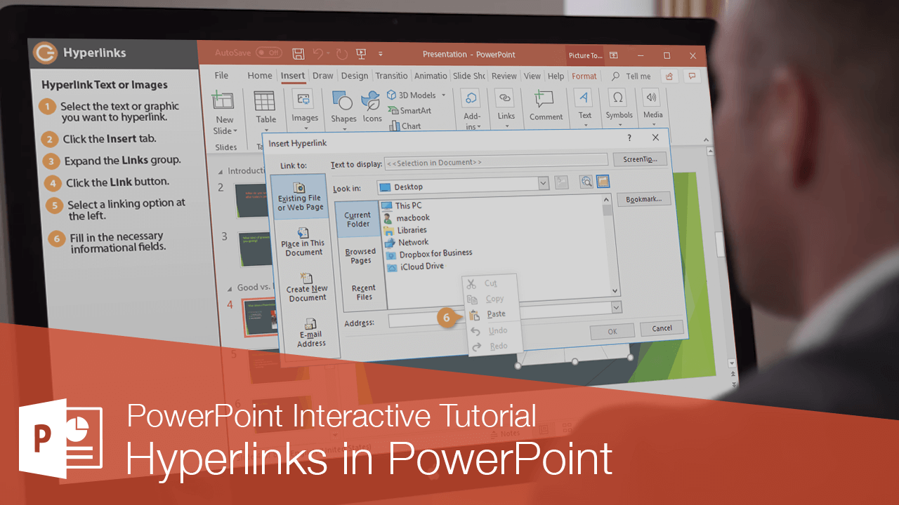 Hyperlinks in Powerpoint
