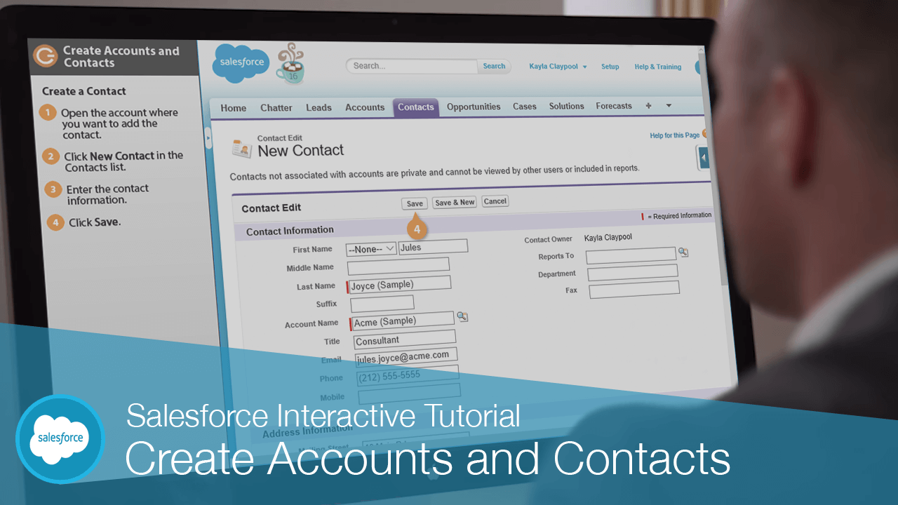 Salesforce Create Account
