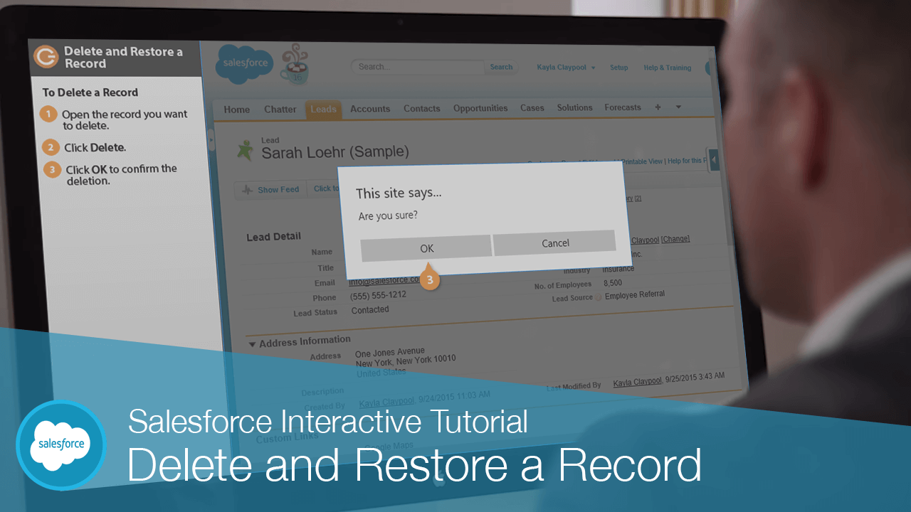 How to Delete Record in Salesforce
