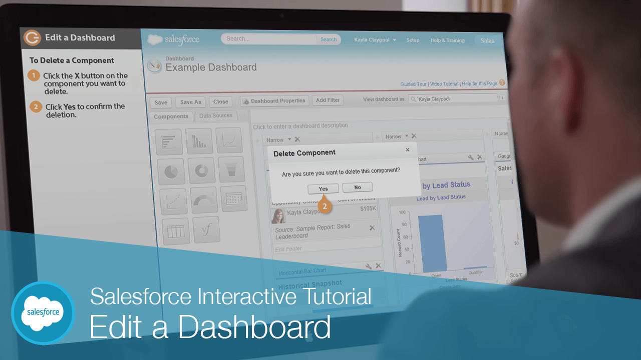 Salesforce Dashboard Edit