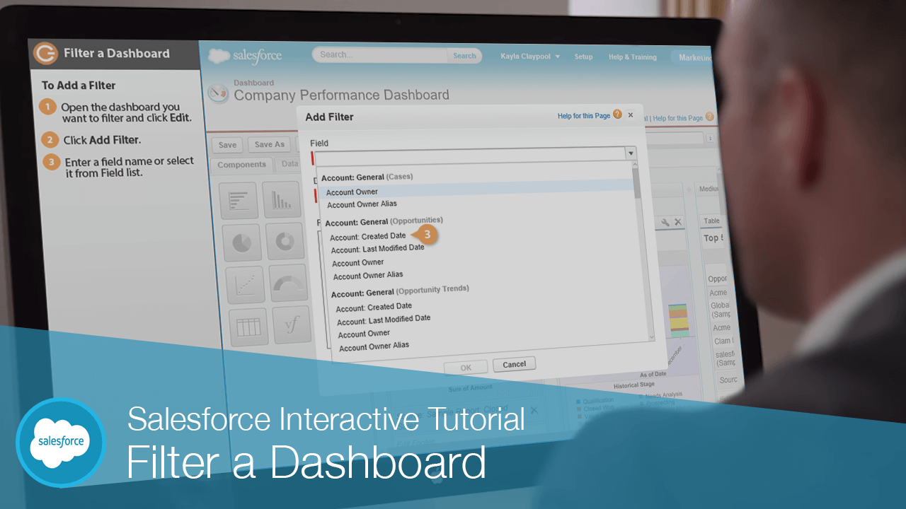Salesforce Dashboard Filter