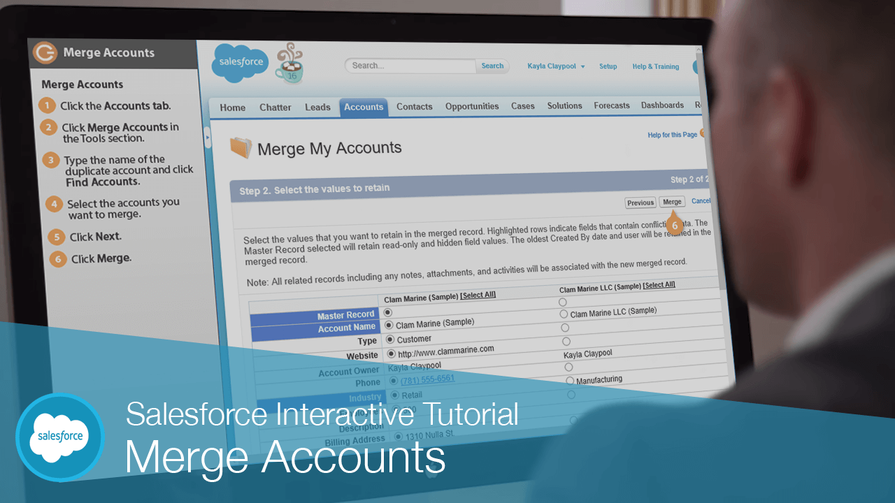 How to Merge Accounts in Salesforce