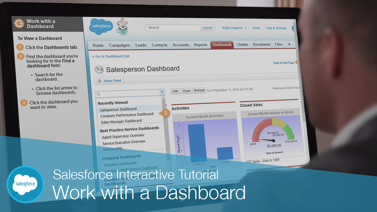 Salesforce Dashboard