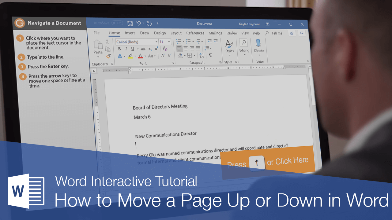 How to Move a Page in Word